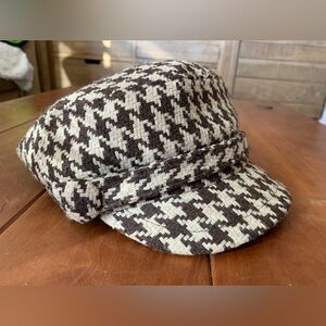 San Diego Hat Company Women’s OS Canvas Fashion Cap Houndstooth ~ chic y2k